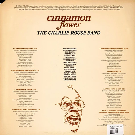 The Charlie Rouse Band - Cinnamon Flower