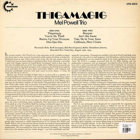 Mel Powell Trio - Thigamagig