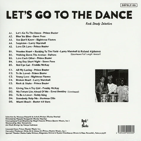 Prince Buster - Let's Go To The Dance: Rocksteady Collection