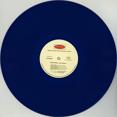 Orchestra Di Enrico Simonetti - Blue Frog & Others Transparent Blue Colored Vinyl Edition