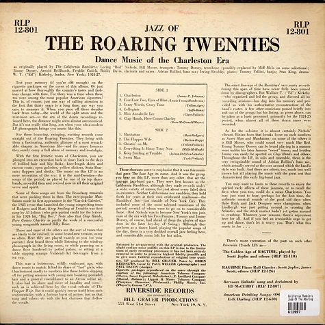 California Ramblers - Jazz Of The Roaring Twenties: Dance Music Of The Charleston Era