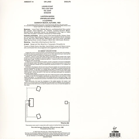 Brian Eno - Ambient 4: On Land