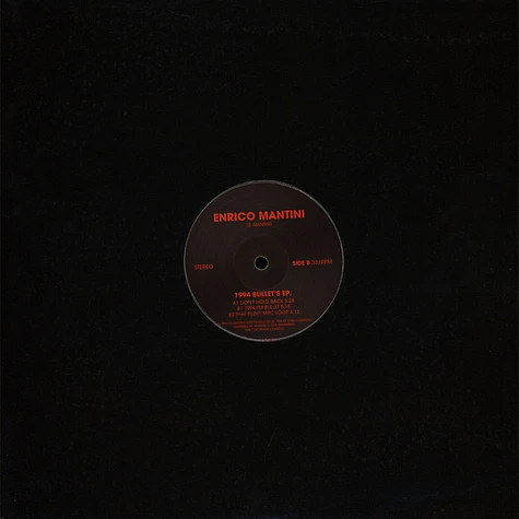 Enrico Mantini - 1994 Bullets EP