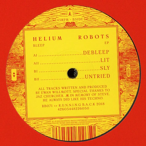 Helium Robots - Bleep EP