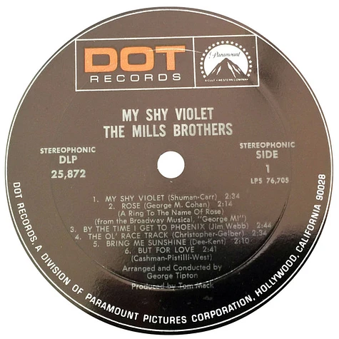 The Mills Brothers - My Shy Violet