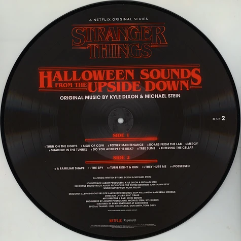 Kyle Dixon & Michael Stein - Stranger Things: Halloween Sounds From The Upside Down Picture Disc Edition