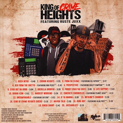 Ruste Juxx & Raticus - King Of Crime Heights