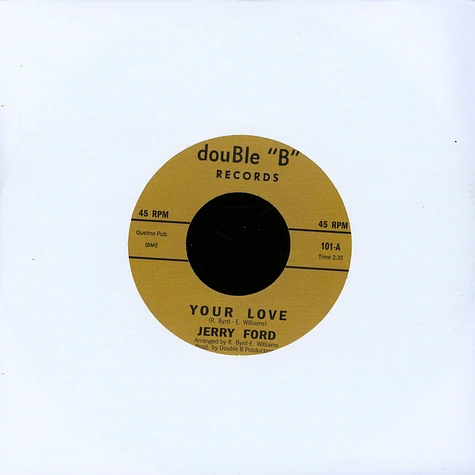 Jerry Ford / Bobby Day - Your Love
