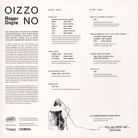 Roger Doyle - Oizzo No