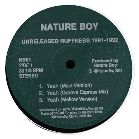 Nature Boy - Unreleased Ruffness 1991-1992