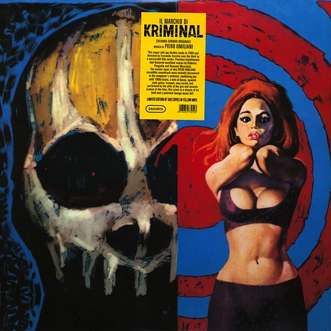 Piero Umiliani - OST Il Marchio Di Kriminal Yellow Vinyl Edition