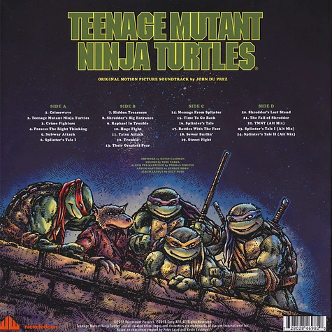 John Du Prez - OST Teenage Mutant Ninja Turtles Master Splinter Edition Brown & Grey Vinyl