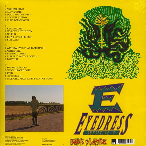 Eyedress - Sensitive G Transparent Yellow Vinyl Edition