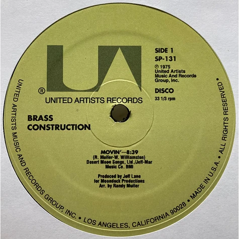 Brass Construction - Movin' / Changin'