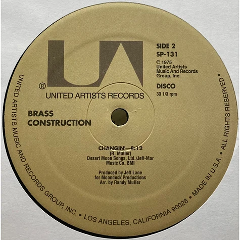 Brass Construction - Movin' / Changin'