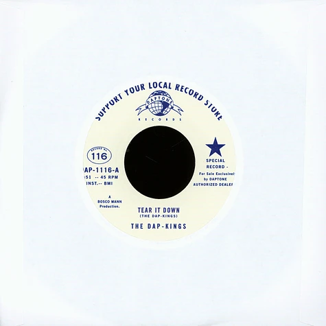 The Dap-Kings - Tear It Down / The Collection Song