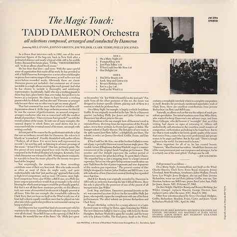 Tadd Dameron & His Orchestra - The Magic Touch