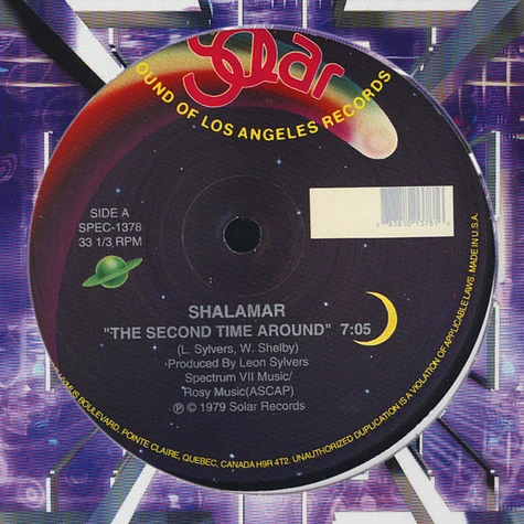 Shalamar - The Second Time Around / Dead Giveaway / I Can Make You Feel Good
