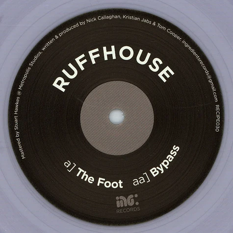 Ruffhouse - The Foot / Bypass Clear Vinyl Edition