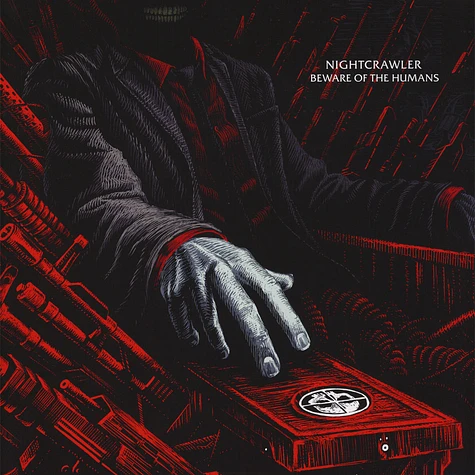 Nightcrawler - Beware Of The Humans Red & Black Swirl Effect Colored Vinyl Edition
