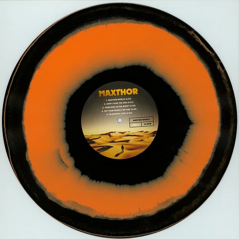 Maxthor - Another World Orange & Black Swirl Effect Colored Vinyl Edition