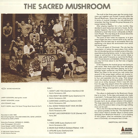 The Sacred Mushroom - The Sacred Mushroom