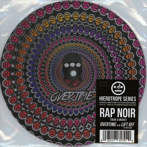Rap Noir (Tajai & Unjust) - Overtime / Lift Off Ft. Pep Love (Phonotropic 7")