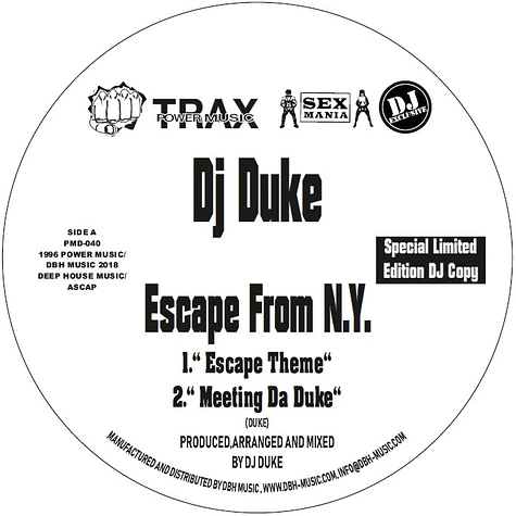 DJ Duke - Escape From N.Y.