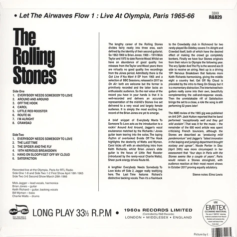 The Rolling Stones - Live At Paris Olympia