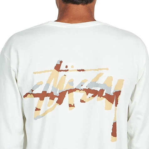 Stüssy - Camo Stock Pigment Dyed Pocket LS Tee