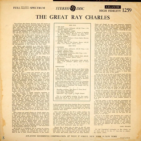 Ray Charles - The Great Ray Charles