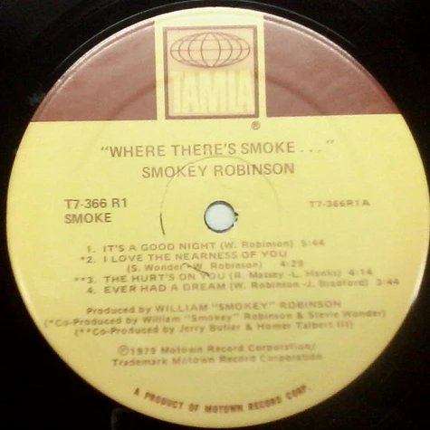 Smokey Robinson - Where There's Smoke...