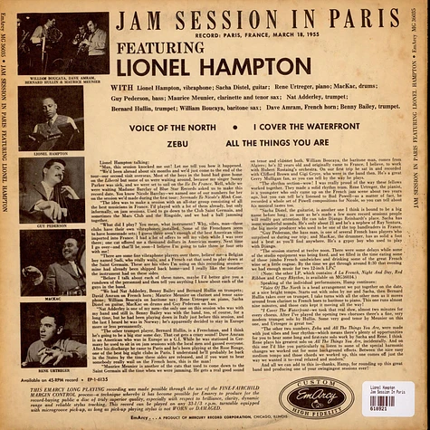 Lionel Hampton - Jam Session In Paris