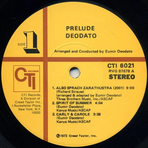 Eumir Deodato - Prelude