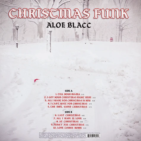 Aloe Blacc - Christmas Funk Red & White Split Colored Vinyl Edition