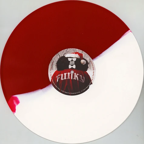 Aloe Blacc - Christmas Funk Red & White Split Colored Vinyl Edition