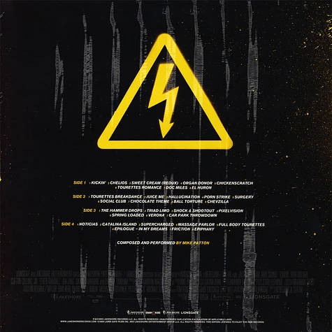 Mike Patton - OST Crank High Voltage Yellow Vinyl Edition
