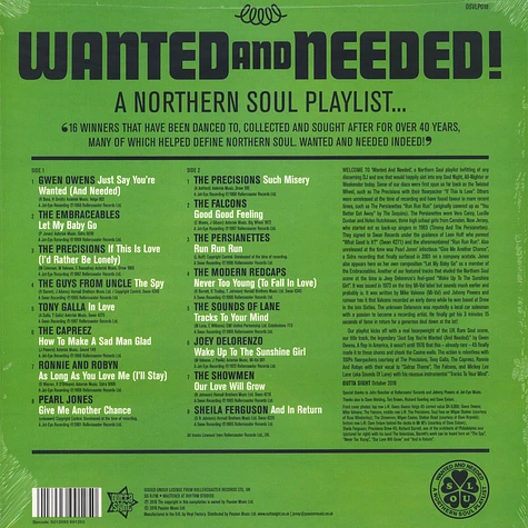 V.A. - Wanted And Needed / A Northern Soul Playlist...
