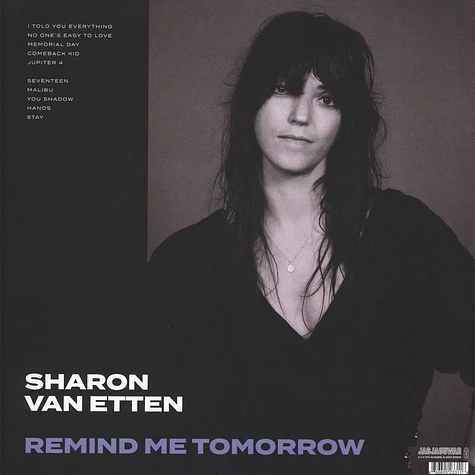 Sharon Van Etten - Remind Me Tomorrow Colored Vinyl Edition