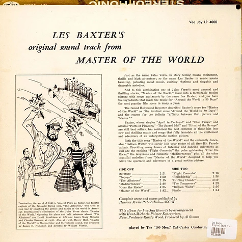 Les Baxter - Original Sound Track From... Jules Verne's Master Of The World