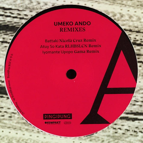 Umeko Ando - Ihunke Remixes