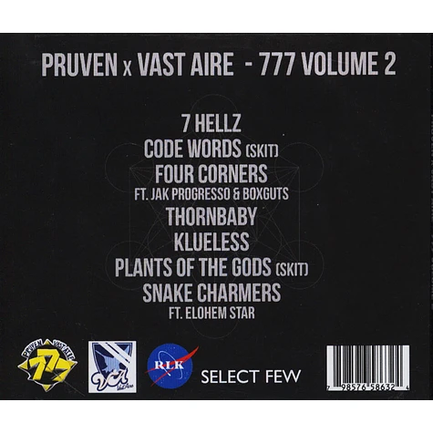 Pruven & Vast Aire - 777, Volume 2