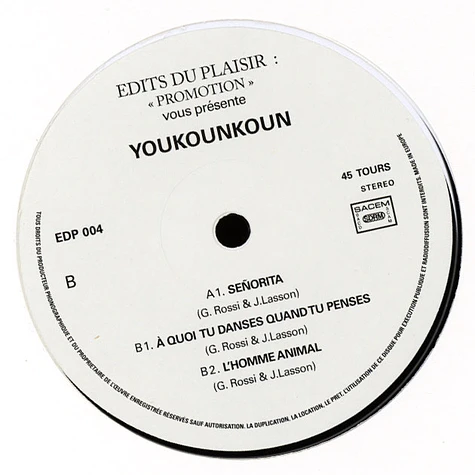 Youkounkoun - Senorita EP