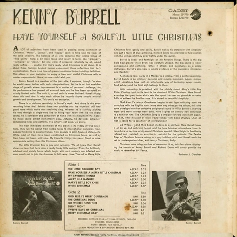 Kenny Burrell - Have Yourself A Soulful Little Christmas