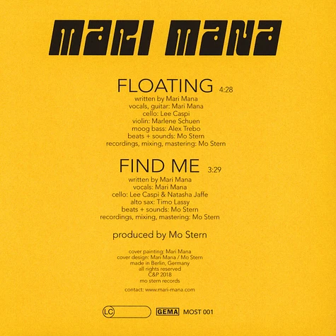 Mari Mana - Floating / Find Me