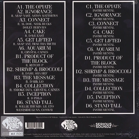 V Don - The Opiate Black Vinyl Edition
