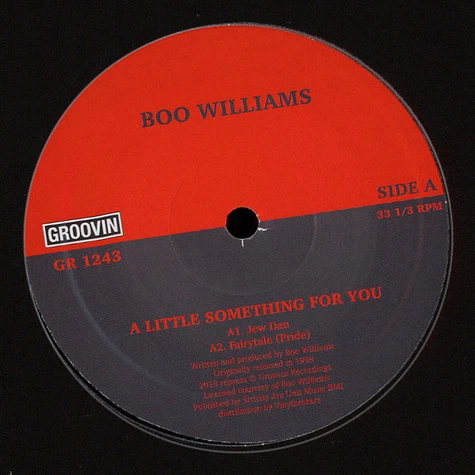 Boo Williams - A Little Something EP