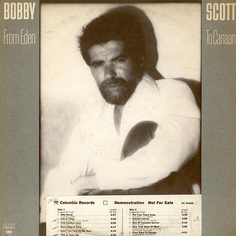 Bobby Scott - From Eden To Canaan