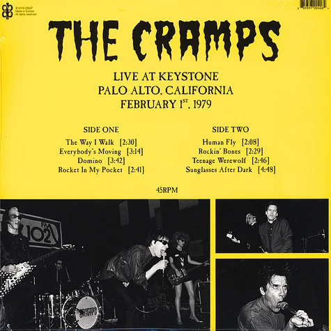 The Cramps - Live At Keystone Palo Alto 1979
