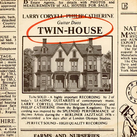 Larry Coryell & Philip Catherine - Twin-House